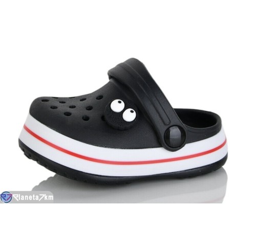 Кроки дитячі на літо (12 пар р.20-27) чорний  "LULI"