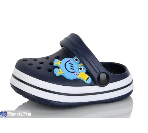 Кроки дитячі на літо (12 пар р.20-27) синій  "LULI"