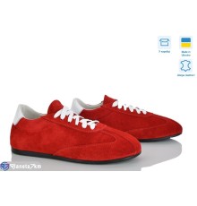 Кросівки жіночі на весну/осінь (6 пар р.36-40) червоний  "Linda"