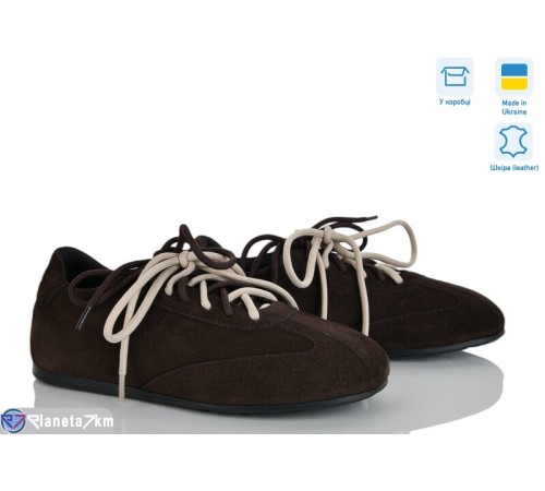 Кросівки жіночі на весну/осінь (6 пар р.36-40) коричневий  "Linda"