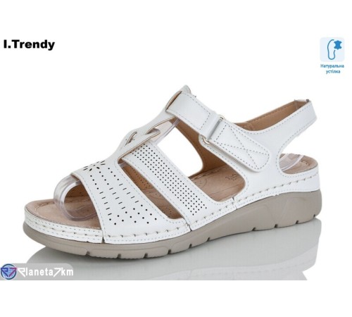 Босоніжки жіночі на літо (8 пар р.37-42) білий  "Trendy"