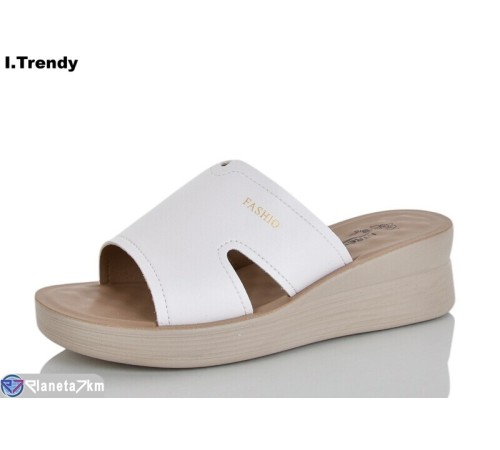 Шлепки жіночі на літо (8 пар р.36-41) білий  "Trendy"