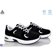 Кросівки жіночі на весну/осінь (8 пар р.36-41) чорний  "STILLI Group"