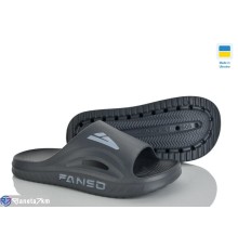 Шлепки чоловічі на літо (8 пар р.41-44) сірий  "LEO"