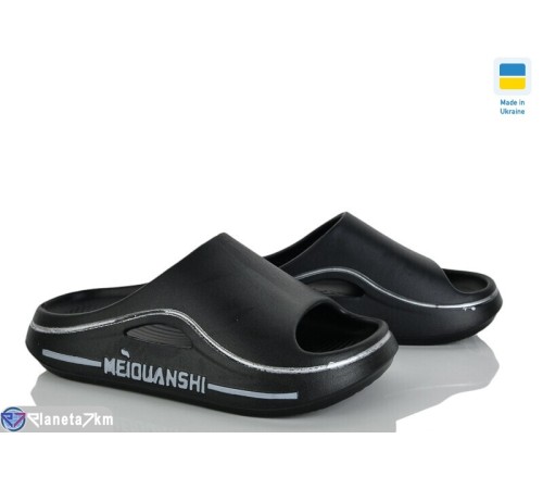 Шлепки жіночі на літо (8 пар р.37-40) чорний  "LEO"