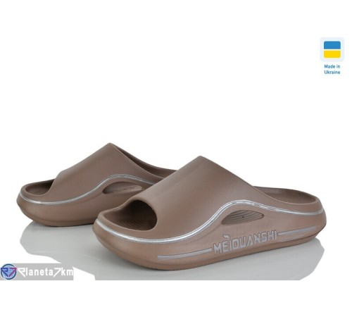 Шлепки жіночі на літо (8 пар р.37-40) коричневий  "LEO"
