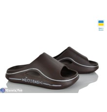 Шлепки жіночі на літо (8 пар р.37-40) коричневий  "LEO"