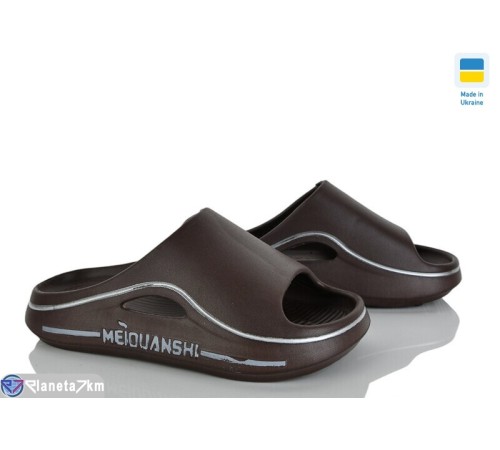 Шлепки жіночі на літо (8 пар р.37-40) коричневий  "LEO"