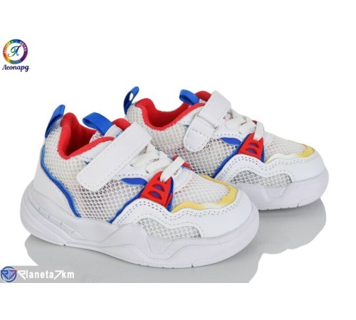 Дитячі кросівки на літо (10 пар р.22-26) білий  "Леопард"