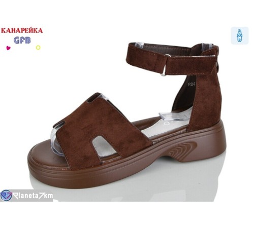 Дитячі босоніжки на літо (8 пар р.32-37) коричневий  "GFB-Канарейка"