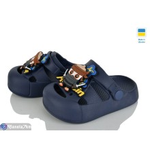 Кроки дитячі на літо (8 пар р.24-29) синій  "LEO"