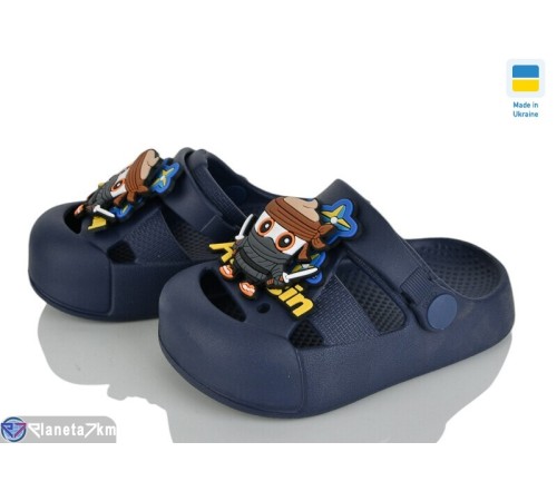 Кроки дитячі на літо (8 пар р.24-29) синій  "LEO"