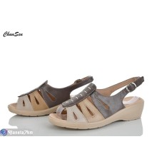 Босоніжки жіночі на літо (8 пар р.37-42) коричневий  "Chunsen"