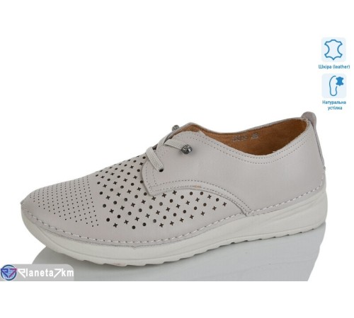 Туфлі жіночі на літо (8 пар р.36-41) бежевий  "Terona"