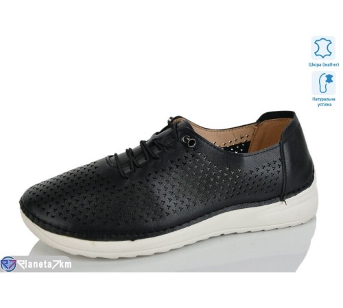 Туфлі жіночі на літо (8 пар р.36-41) чорний  "Terona"