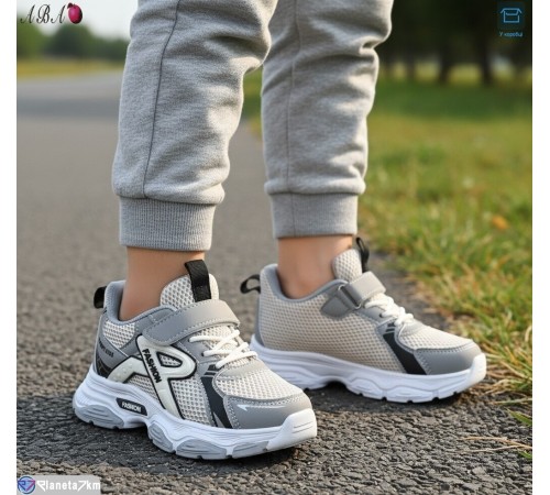 Дитячі кросівки на весну/осінь (6 пар р.32-37) бежевий  "Aba"