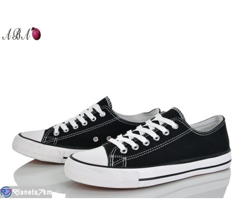 Кеди чоловічі на весну/осінь (10 пар р.40-45) чорний  "Aba"