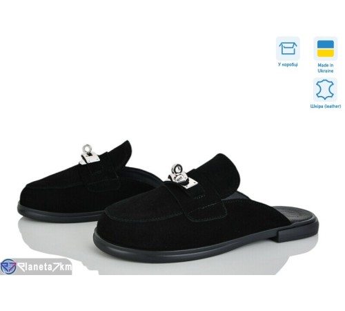 Шлепки жіночі на літо (6 пар р.36-40) чорний  "Linda"