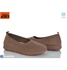 Балетки жіночі на літо (8 пар р.37-42) коричневий  "Dolli"