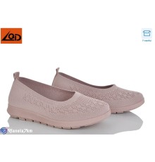 Балетки жіночі на літо (8 пар р.37-42) рожевий  "Dolli"