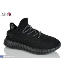 Кросівки жіночі на літо (8 пар р.36-41) чорний  "Aba"