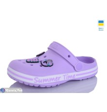 Кроки дитячі на літо (8 пар р.33-36) фіолетовий  "LOTTOS"