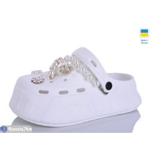 Кроки жіночі на літо (6 пар р.36-40) білий  "LOTTOS"