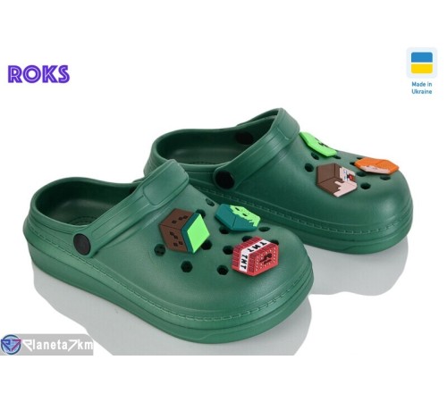 Кроки дитячі на літо (6 пар р.31-35) зелений  "Roks"