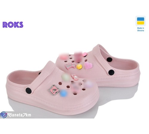 Кроки дитячі на літо (6 пар р.31-35) рожевий  "Roks"