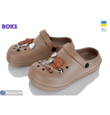 Кроки дитячі на літо (6 пар р.31-35) коричневий  "Roks"