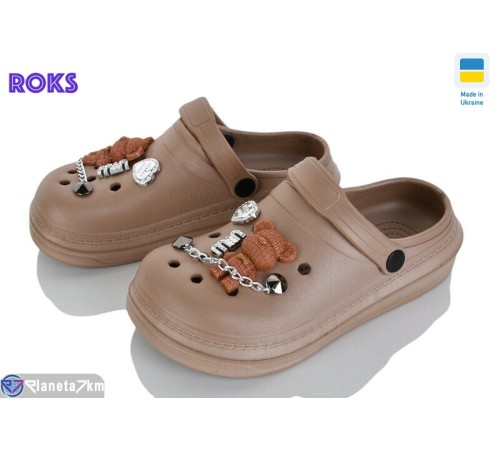 Кроки дитячі на літо (6 пар р.31-35) коричневий  "Roks"
