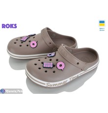 Кроки дитячі на літо (8 пар р.33-36) коричневий  "Roks"