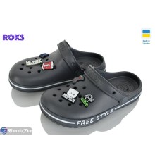 Кроки дитячі на літо (8 пар р.33-36) сірий  "Roks"