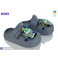 Кроки дитячі на літо (8 пар р.24-29) сірий  "Roks"