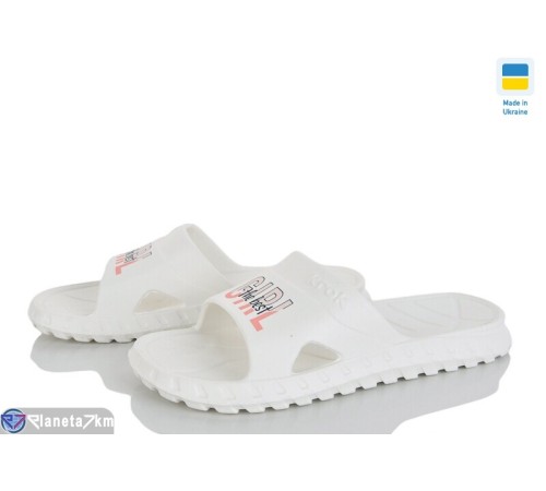 Шлепки жіночі на літо (6 пар р.36-41) білий  "Ladmir"