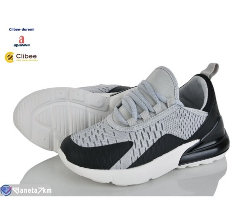 Дитячі кросівки на весну/осінь (8 пар р.31-36) сірий  "BELIES-D"