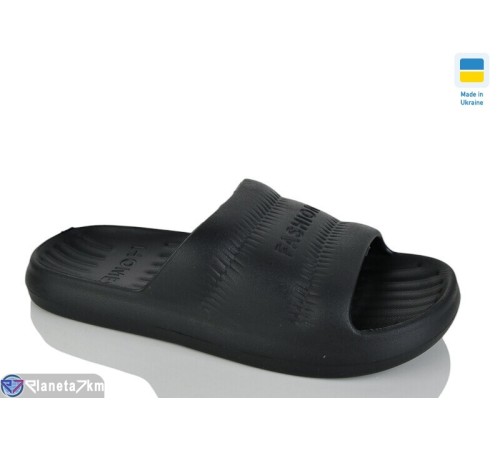 Шлепки жіночі на літо (8 пар р.36-41) чорний  "Korka"