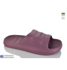 Шлепки жіночі на літо (8 пар р.36-41) бордовий  "Korka"