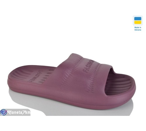 Шлепки жіночі на літо (8 пар р.36-41) бордовий  "Korka"