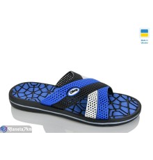 Шлепки чоловічі на літо (8 пар р.41-46) синій  "Korka"