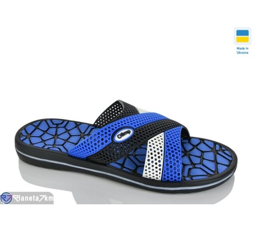 Шлепки чоловічі на літо (8 пар р.41-46) синій  "Korka"