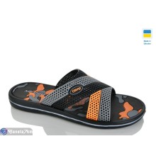 Шлепки чоловічі на літо (8 пар р.41-46) чорний  "Korka"