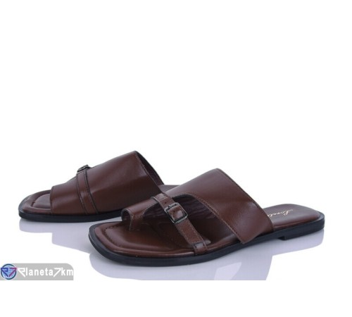 Шлепки жіночі на літо (8 пар р.36-41) коричневий  "LOREDANA"