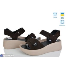 Босоніжки жіночі на літо (8 пар р.36-40) коричневий  "STELUSA"