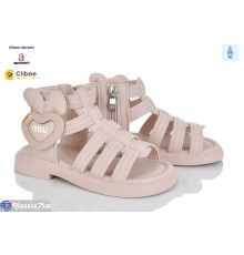 Дитячі босоніжки на літо (6 пар р.26-30) рожевий  "BELIES-D"