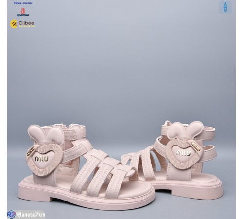 Дитячі босоніжки на літо (6 пар р.26-30) рожевий  "BELIES-D"