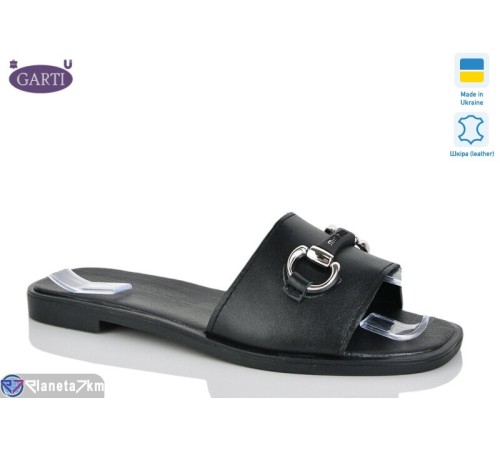 Шлепки жіночі на літо (6 пар р.36-40) чорний  "Garti"