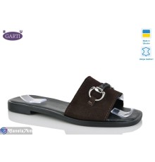 Шлепки жіночі на літо (6 пар р.36-40) коричневий  "Garti"