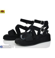 Босоніжки жіночі на літо (8 пар р.36-41) чорний  "Mei De Li"