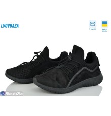 Кросівки на літо (6 пар р.36-40) чорний  "LEOBAZA"